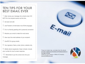 Ten Tips To Write Better Emails