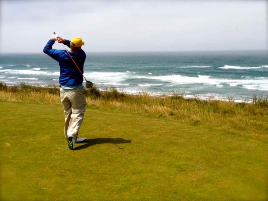 At Bandon Dunes in Oregon... I didn't carry the hazard...