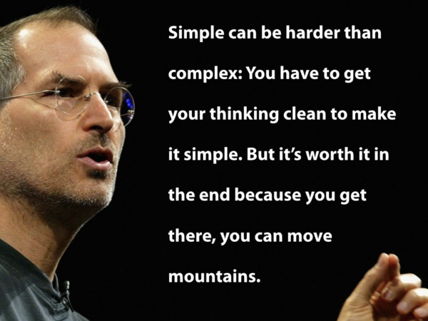 Steve Jobs Quote About Simplicity
