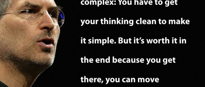 Steve Jobs Quote About Simplicity