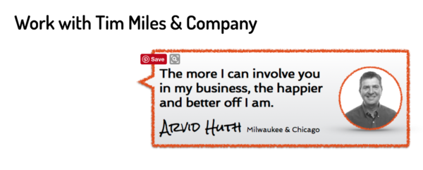 Work with Tim Miles & Company - what do we do?