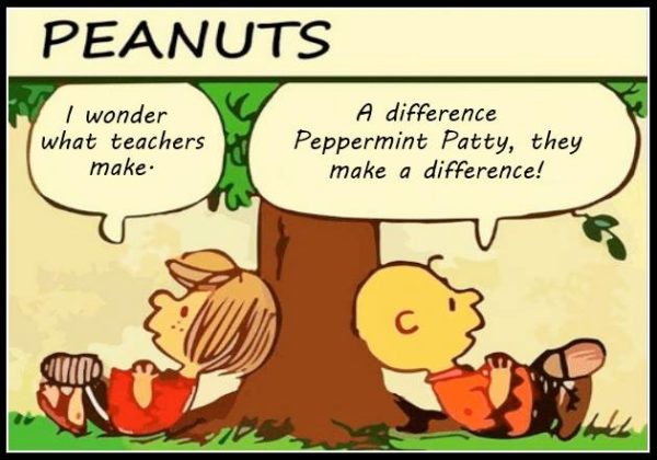 I wonder what teachers make. A difference.