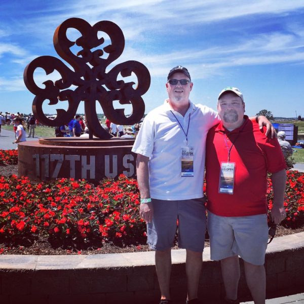 Tim and Ryan at the US Open