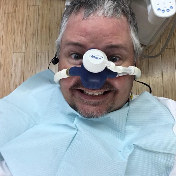 Tim at the dentist