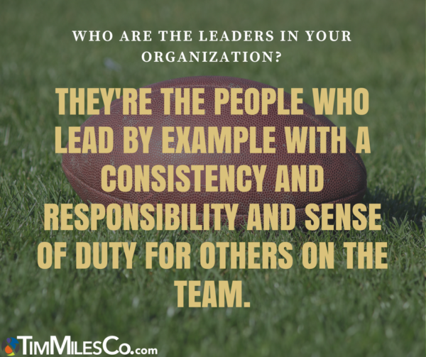 Who are the leaders in your organization?