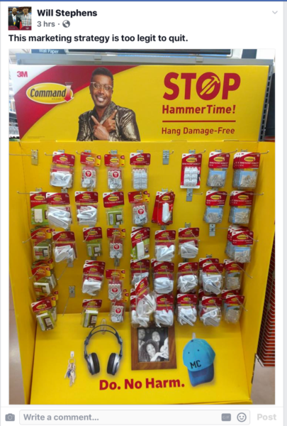 Stop hammer time.