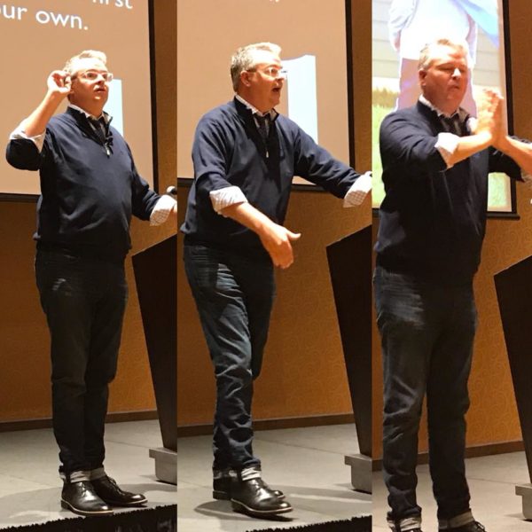 Tim speaking