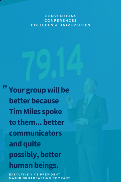 Tim Miles - Marketing, Leadership, and Motivational Speaker